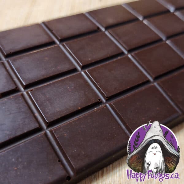 dark chocolate shroom bar